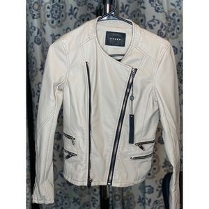 Beige / Light Brown Motorcycle Jacket. BRAND NEW!